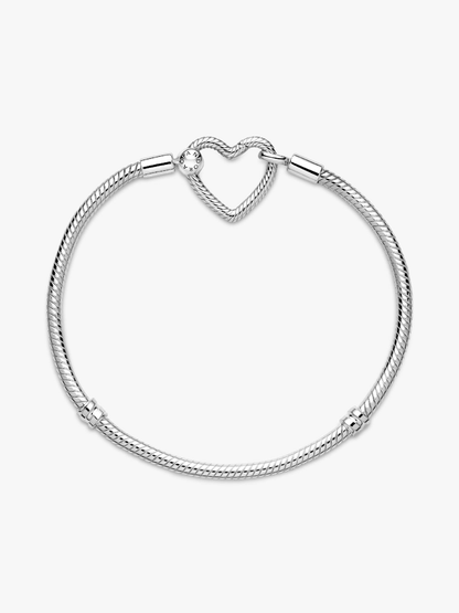 Pandora Bracciale Moments con Chiusura a Cuore Componibile